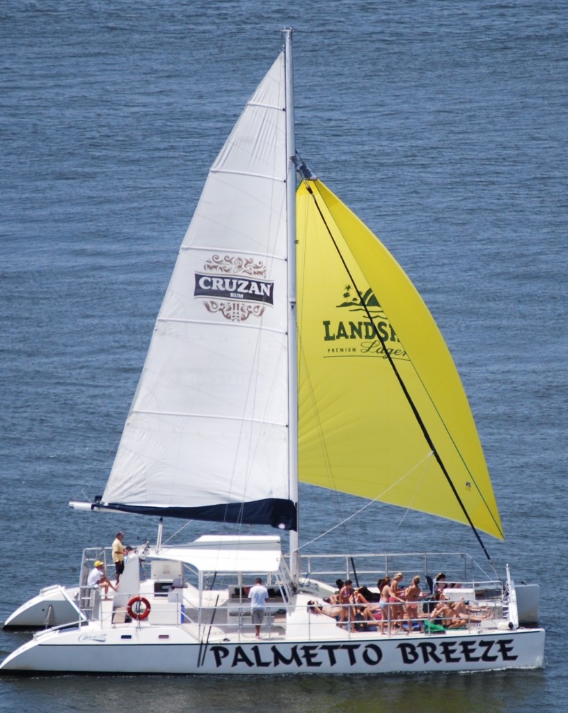 charleston sailing charters palmetto breeze catamaran